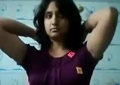 Desi Mavika Stripping To tease her boyfriend in the air this self shot integument - indiansexygfs free porn integument
