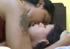Sexy Indian Lesbian Show - Sexiest Kissing coupled with Fretting EVER