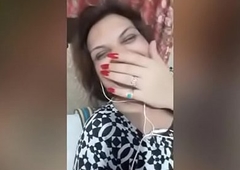 Video Call From Indian Aunty give Illegal Old hat modern #3