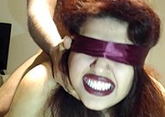Blindfolded Wife Has NO idea BUT she FUCKED hard by Stranger !
