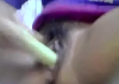 Desi village girl masturbating her pussy hard for lover