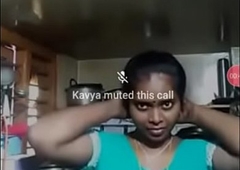 Desi tamil aunty kavya showing boobs in video call