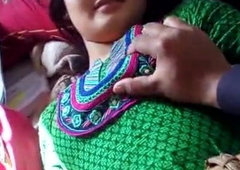 Bhabhi boobs fondled