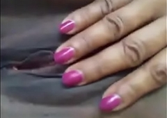 beautiful thick aunty rubbing her vagina,