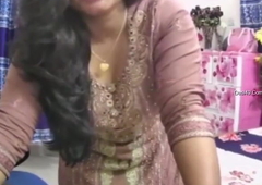 Bangla cute tolerant Saniha on webcam