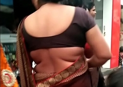 FULL Obese WAIST AND HIP FOLD IN SAREE