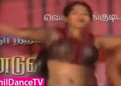 VID-20130414-PV0001-Sivagangai Velliyangudippatti (IT) Tamil 37 yrs old unmarried item Savitha stage record dance @ Aadalum paadalum hot, denuded porn video