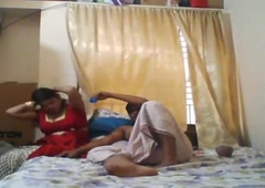 Indian husband and wife having sexual leaning at home. Tamil couples