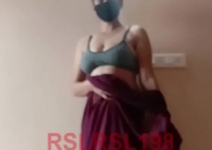 Sexy Mom Rasili From India Striped saree clubbable