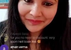 Rajsi Verma – hot live boobs and ass show