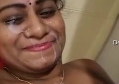 Tamil Aunty getting facial