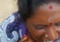 Tamil Amma giving blowjob