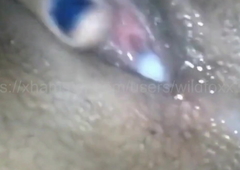 Close-up of Indian X-rated baby with Jizz Load chiefly Juicy Pussy