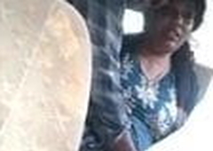 Mallu Aunty in Car with Boyfriend