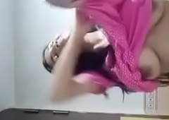 Indian girl strip herself for boyfriend