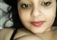 Horny Indian Spread out Sucks Own Boobs