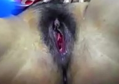 Ritu milking her pussy with Sex tool