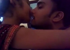beautifull indian girl can t control beyond everything lip kiss - long kiss