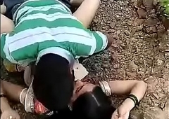 Cheating Indian Wife Copulates Lover outdoors while Pinch pennies at operate