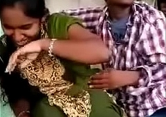 Telugu lovers Public giving a kiss