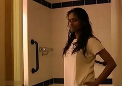 Indian College Girl Divya Taking Shower Fingering Her Virgin Pussy