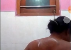 Indian Girl Bathing and Fingering