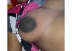 Boobs squeezed, Puja