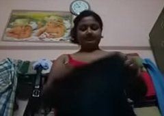 Indian bengali big boob  Bhabhi changing her dress