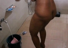 Mona Indian Bhabhi Taking Shower Sucking Her Cock In Shower