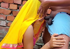 Babita-x-Singh Ghar Ke Bahar Outdoor Sex In Saree – Indian Sex