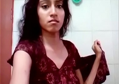 desi selfie girl Masturbating in be imparted to murder bath