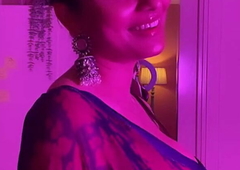 Anveshi Jain adhere to in red saree – Sexy Talk