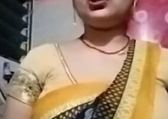 Hot aunty showing boobs and pussy
