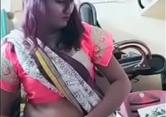 Swathi naidu exchanging dress together with getting ready for overnight bag part-3