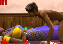 Indian Mom And Son - Visits Mother In Her Room Ans Sharing The Same Bed