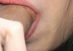 Sexy TEEN GIVES PASSIONATE CLOSE-UP BLOWJOB WITH CUM IN MOUTH