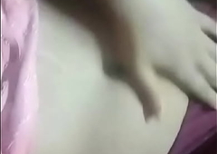Deshi bhabhi milking in the same manner boobs