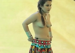 Bhabhi getting nude infront of the brush owner