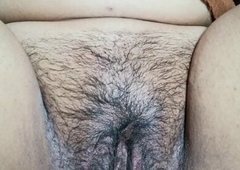 Indian Bitch with thick white pussy cums