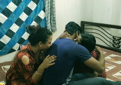 Indian hot threesome sex.. I fucked my girlfriend and her sexy bhabhi together!!