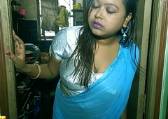Desi hot bhabhi having sex secretly with house owner’s son!! Hindi webseries sex