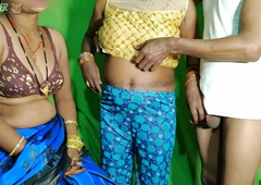 Indian Bengali hot threesome copulation videos, Hindi audio shoestring series, advance a earn week