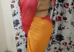 DESI VILLAGE BHABHI Only of two minds HER CLOTHES IN BEDROOM WITH CAMERA ON