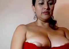 My Aunty Showing her beautiful juicy big boobs