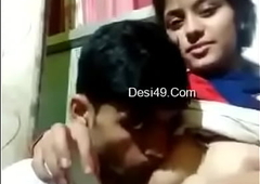 Desi indian girlfriend have sex back Guest-house