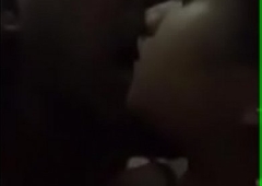 Aunty sucking a difficulty join about cock