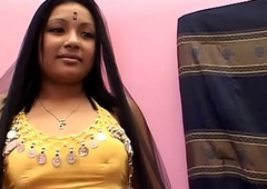 Chubby indian sister here law is doing her first porn casting