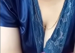 indian aunty tango boobs show