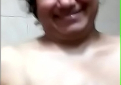 fatty from dhaka bringing off with self boobs