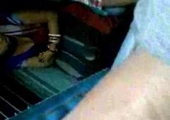 Hot Bengali Aunty Exposing Boobs Through Black Brassiere In Train